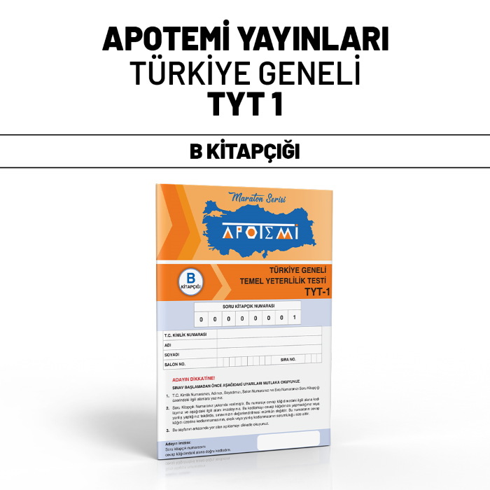 APOTEMİ TYT TÜRKİYE GENELİ SNV 1-B - 2025-26